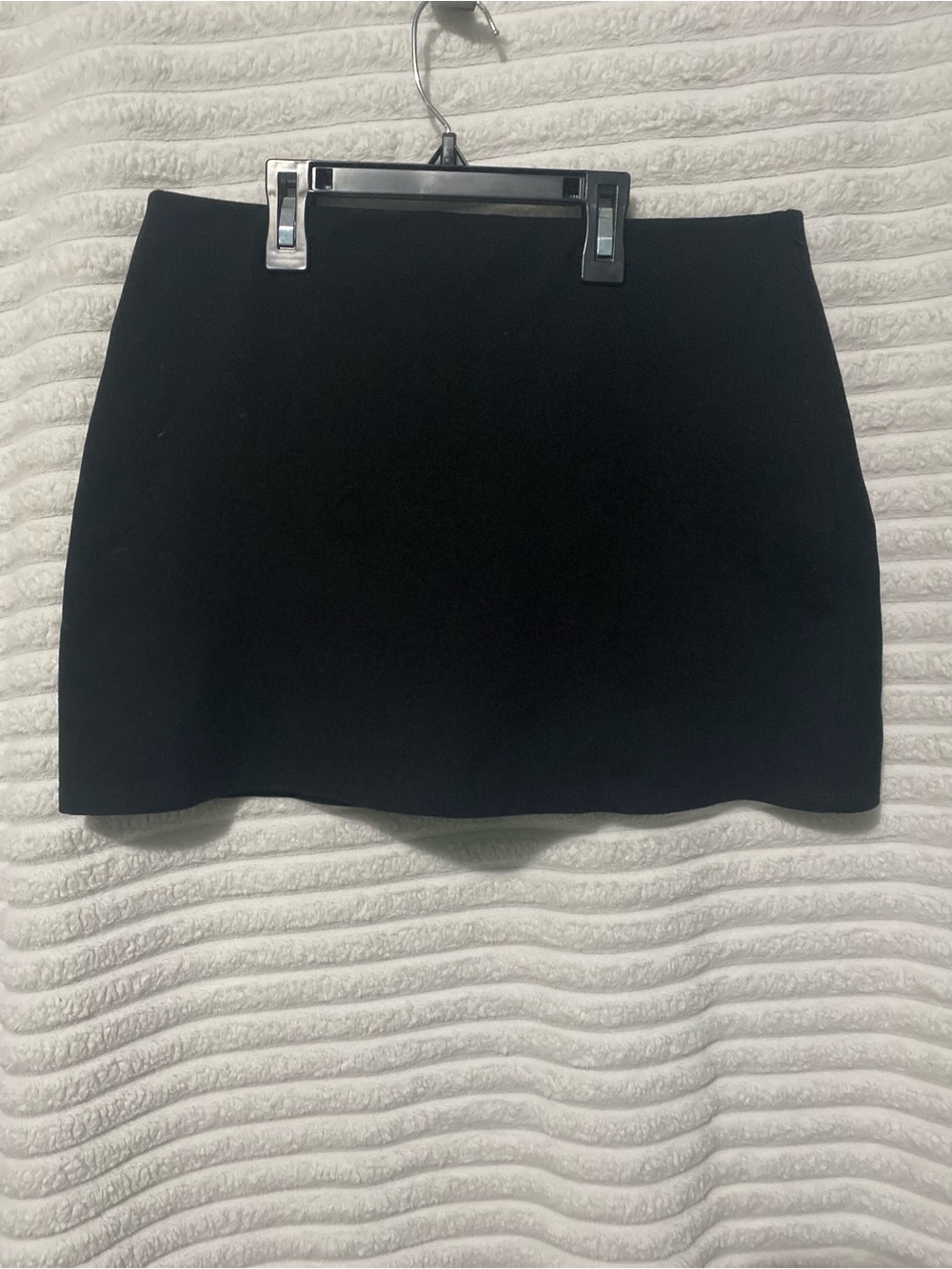 Windsor Black Mini Skort- - Sleek Straight Cut